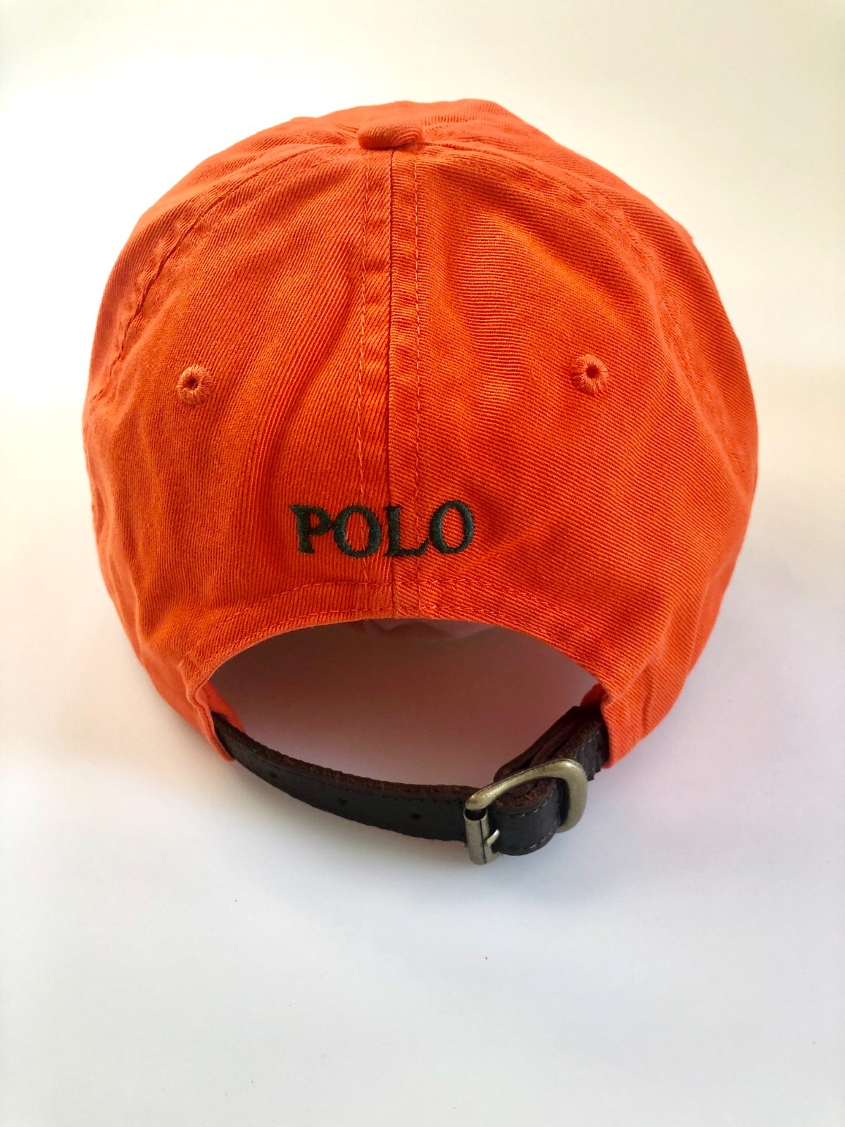 POLO RALPH LAUREN VINTAGE BIG PONY VINTAGE VELA ARANCIONE "SQ" 3 CAPPELLO NUOVO CON ETICHETTE