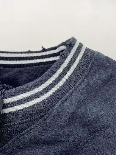 PRADA/Tag attached/Distressed/Cotton sweatshirt/L/Cotton/IDG/Solid/UJL69B// thumbnail 7