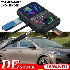FM Transmitter Auto MP3 Bluetooth,Kfz Radio Adapter 2xUSB Ladeger&auml;t f&uuml;r Handy