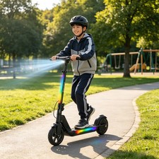 E Scooter Für Kinder Elektroroller Elektroscooter 12mph LED Faltbar …