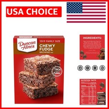 Quick  Convenient Chewy Fudge Brownie Mix, 18.3 oz - Bake Delicious Treats