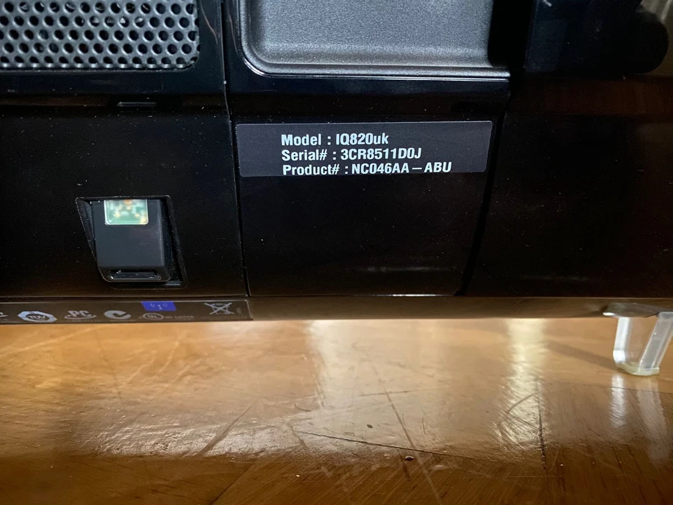 HP TouchSmart IQ820uk All-in-One Desktop PC – 25.5” Touchscreen, Core 2 Duo, 4GB - Image 2 of 4