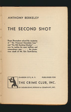 Crime Club Anthony Berkeley  The Second Shot ...