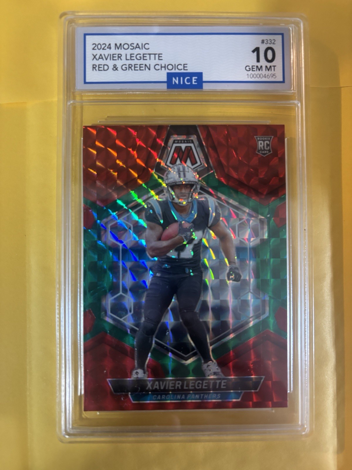 2024 Panini Mosaic Xavier Legette #332