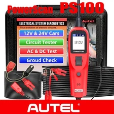 Used 90%New 12V/24V Autel Power Scan PS100 Circuit Tester Electrical Power Probe