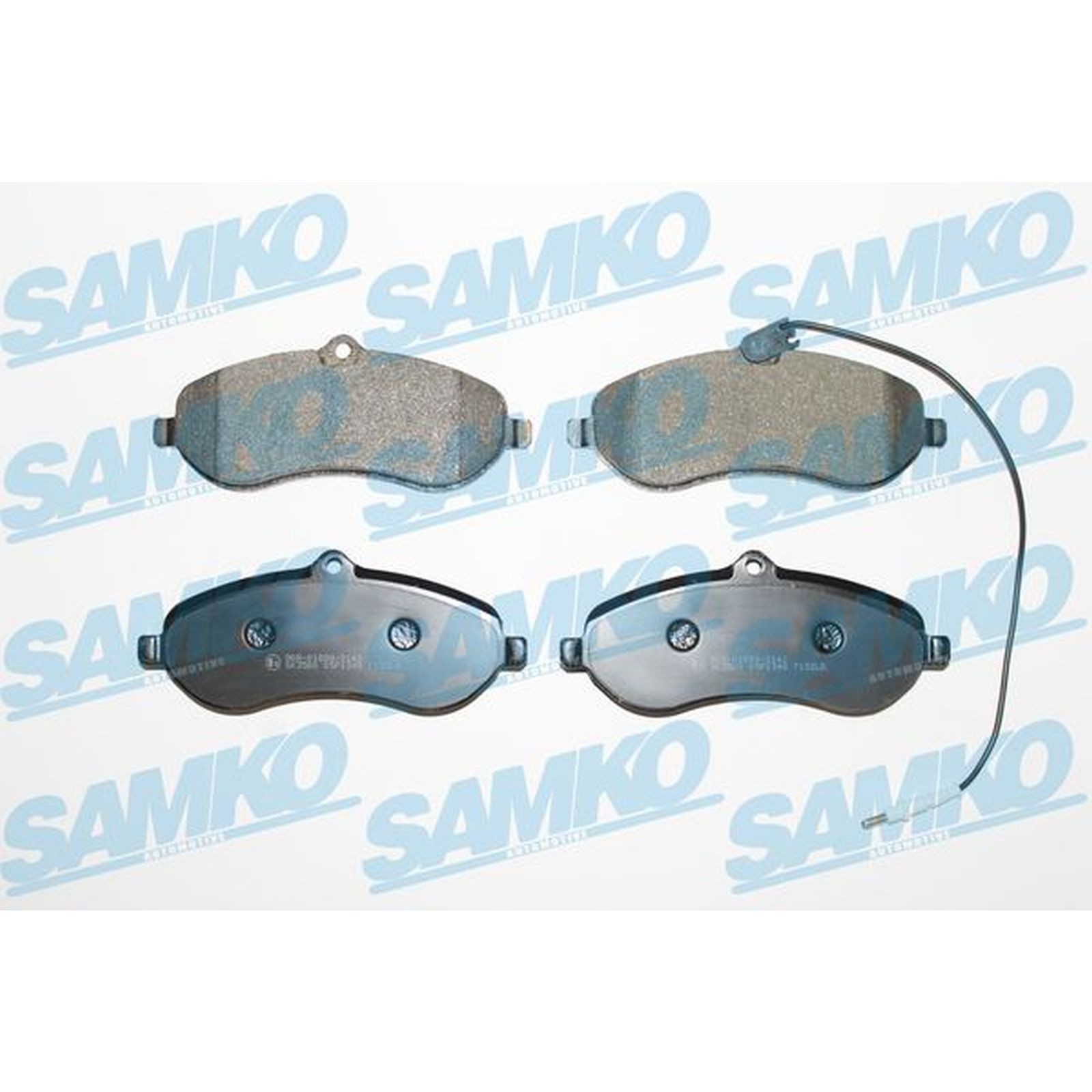 1x ORIGINAL® SAMKO Bremsbelagsatz, Scheibenbremse Vorne für Toyota PROACE