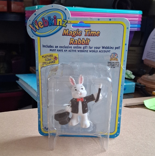 GANZ Webkinz Magic Time Rabbit Figure Series 1 2008
