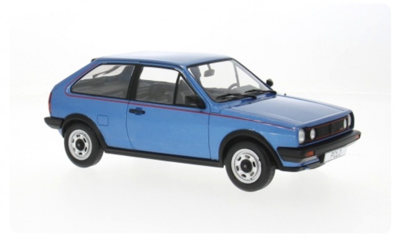 Volkswagen Polo II Coupe GT Bleu 1985 voiture miniature MCG MDG18522