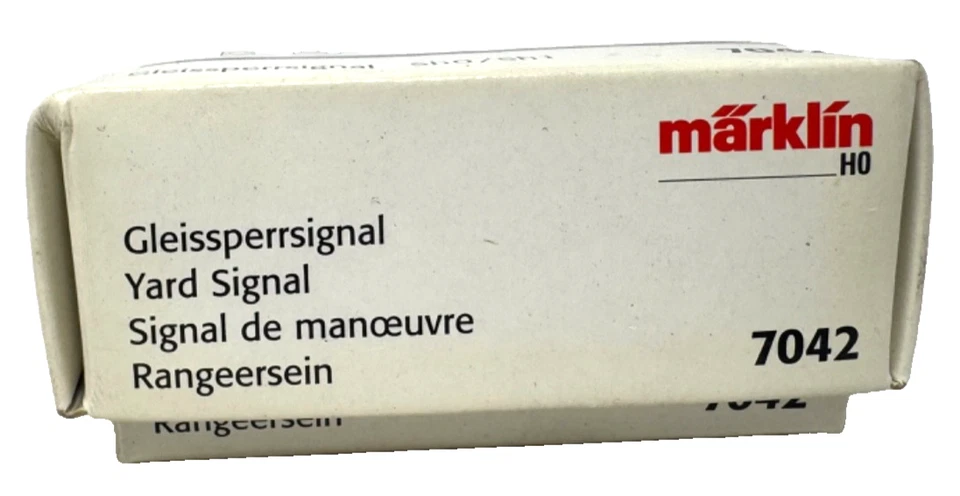 Märklin H0 7042 Gleissperrsignal Signal Sperrsignal - H0 HO 1:87 in OVP - Bild 4 von 4