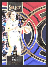 2024 Panini Select WNBA #177 Sevgi Uzun Red and Blue Prizms #/399 Rookie