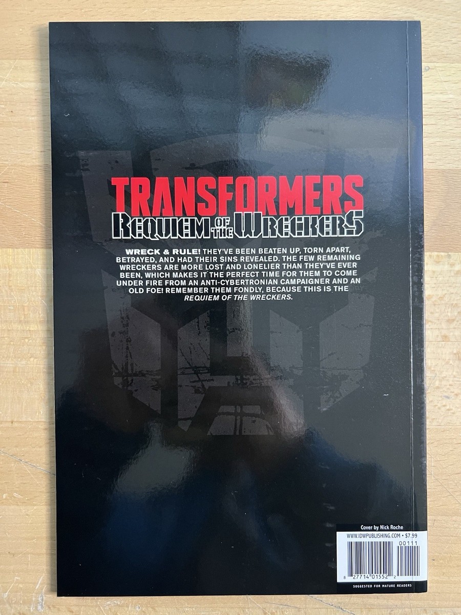 Transformers: Requiem of the Wreckers #1 2018 Nick Roche Cover IDW