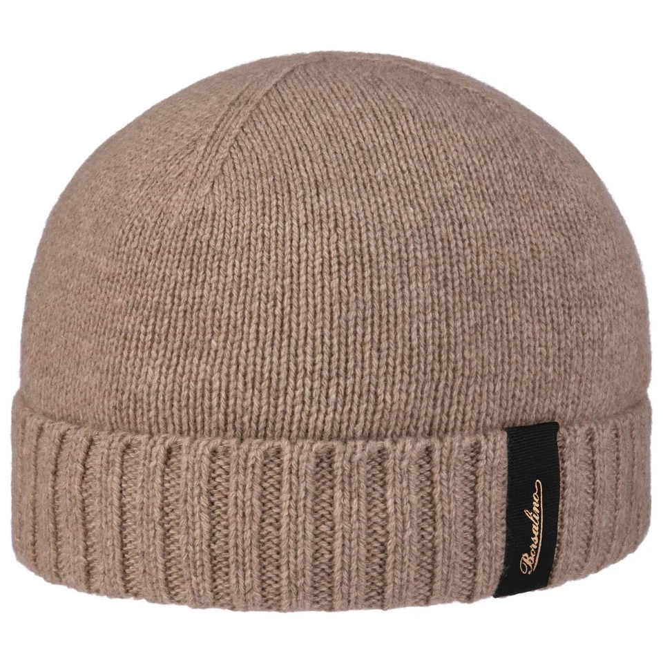BORSALINO Uni Kaschmirmütze Strickmütze Beanie Wollmütze Wintermütze - Bild 1 von 1