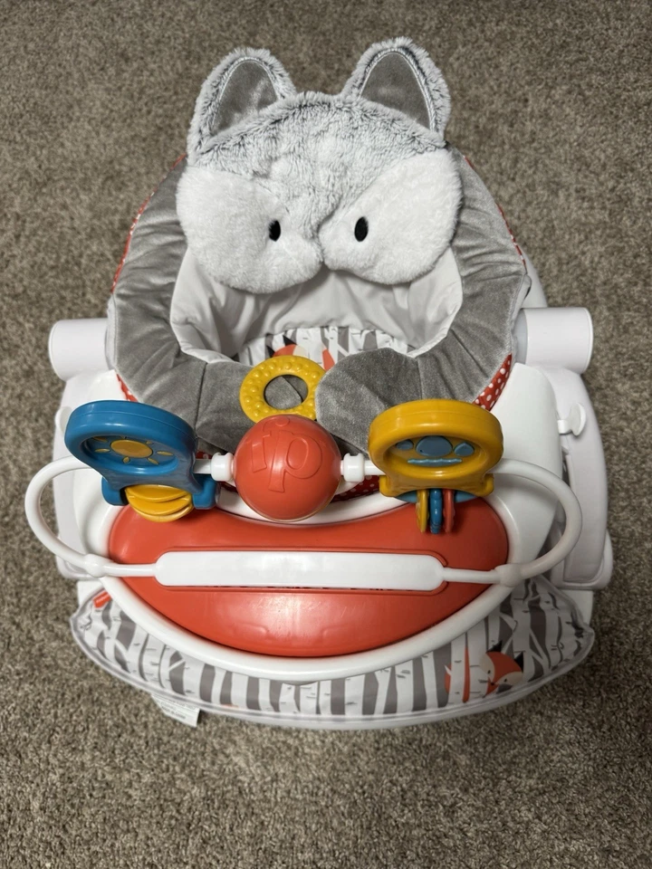 Asiento de piso para bebé Fisher Price Fox actividad portátil Foto 2 de 2