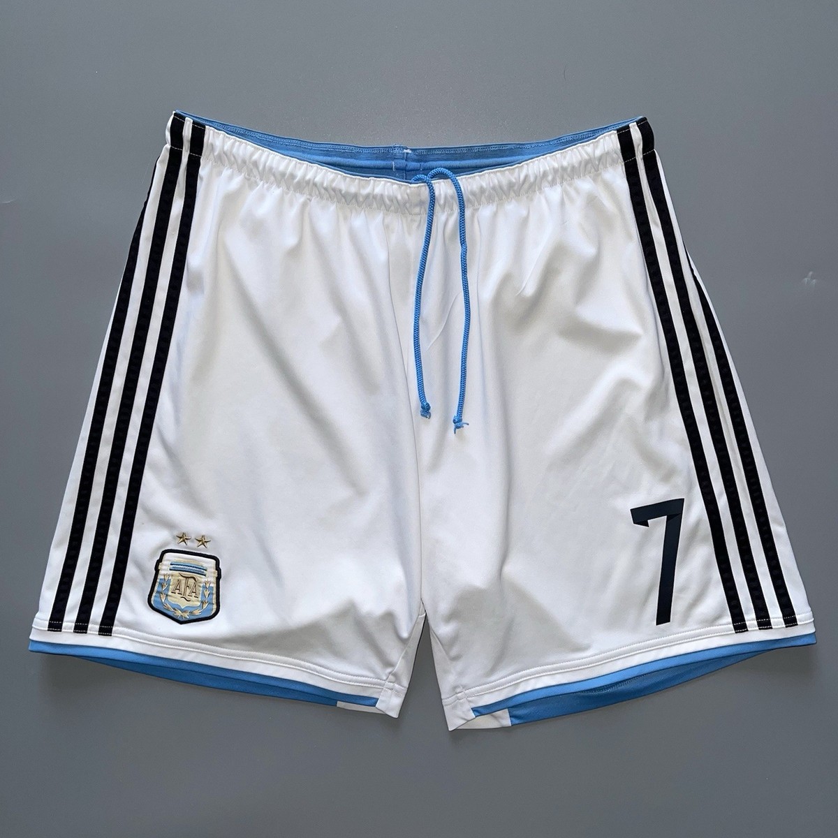 ARGENTINA ADIDAS 2014 WORLD CUP FOOTBALL SOCCER HOME SHORTS