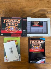 Family Feud Super Nintendo SNES Complete CIB original owner
