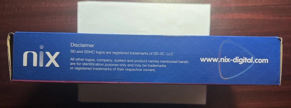 Nix Advance 8 Inch Widescreen Digital Photo and HD Video Frame X08G /Opened, New - Image 3 of 4