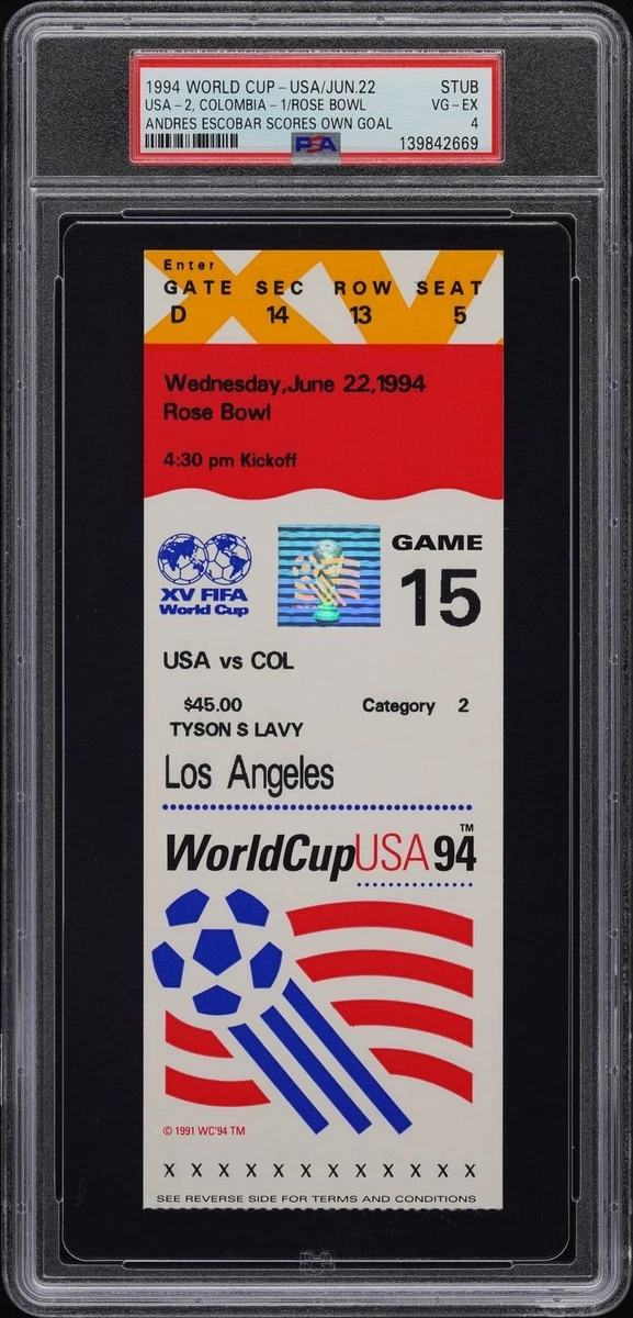 Soccer Vintage Sports Ticket Stubs for sale | eBay