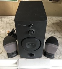Harman Kardon HK395 2.1 Speaker System w/ Subwoofer Complete Computer