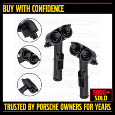 Headlight Washer Spray Nozzle Jet Porsche Cayenne 2008 2009 2010 Left Right Pair