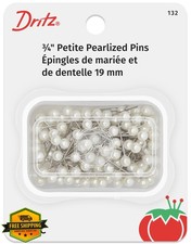 Dritz 3/4" White Pearlized Pins 150-Count