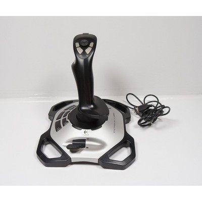 Logitech Extreme 3D Pro Joystick Flight Stick USB Wired PC Controller Silver
