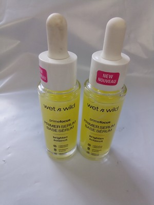 wet n wild Prime Focus Brightening Primer Serum - Brighten Lot Of 2