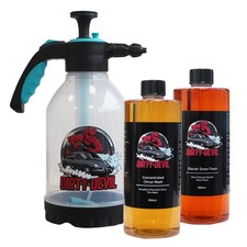 DIRTY DEVIL Pre Wash / Snow Foam Kit - 2L Pump Sprayer, 1L Snowfoam & Pre Wash