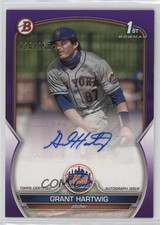 2023 Bowman Paper Prospect Purple Border 128/250 Grant Hartwig #PPA-GH Auto 0vf5