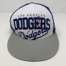 Los Angeles Dodgers Hat Cap Snap Back MLB Baseball Script Mens '47 Brand