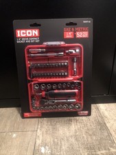 New Icon 14 In. Drive Compact Socket And Bit Set 52-piece Rsxft-52