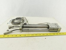 SMC NCDY2S15H-0800 Rodless Guided Cylinder 8" Travel 100 SPI