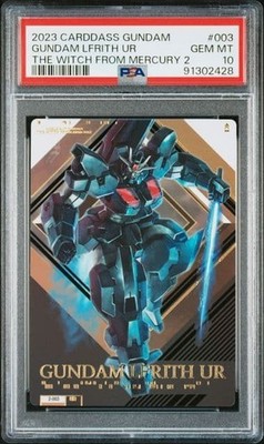 Gundam Mercury Witch Card Dass PSA GEM MT 10 Water Sprite Series 2023