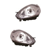 Scheinwerfer Set Links & Rechts Frontscheinwerfer Halogen H4 FüR Fiat Punto Evo