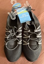 Sun & Sky Kids Water Aqua Shoes Size 2-3 Large Gray Black Unisex NWT