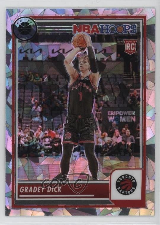 2023-24 Panini NBA Hoops Premium Stock Ice Prizm Gradey Dick #251 Rookie RC 19yg