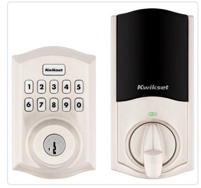 Kwikset Home Connect 620 Z-Wave Smart Entry Door Deadbolt Lock Satin Nickel