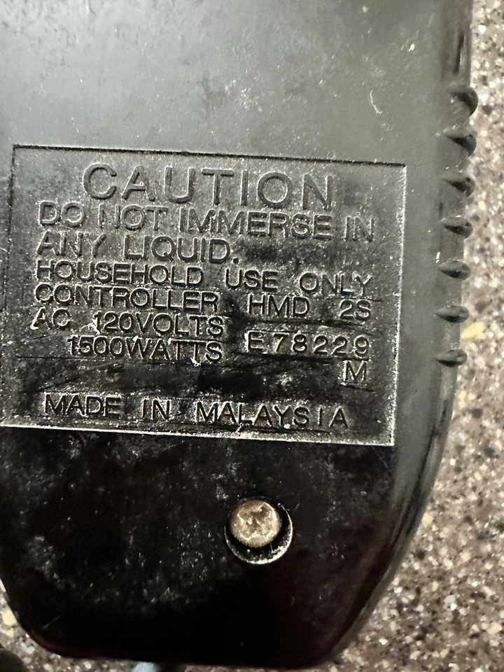 Cable de alimentación de control de calor para sartén/plancha eléctrica Rival HMD 2S1 E78229 T50 probado Foto 4 de 4