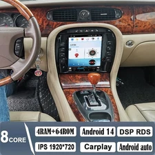 9.7' Android Tesla Car Radio auto Nav Carplay Stereo For Jaguar XJ 2004-2008 GPS