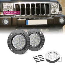 for 21-25 Ford Bronco 5" Flush Mount LED Pod Light Offroad Flood Fog Pocket kit