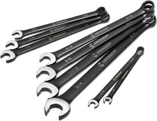 9 Piece X10 12 Point Long Pattern Combination SAE Wrench Set - CCWS9BS