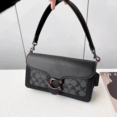 COACH C1032 Tabby 26 Shoulder Bag Signature Black outlet New