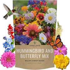 Bulk Wildflower Seeds Butterfly and Hummingbird Mix - 1 1 Pound, Mixed 114.21 per gallon
