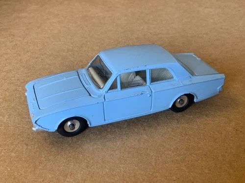 Vintage Dinky Toys No. 130 Ford Consul Corsair Blue Diecast Model Original