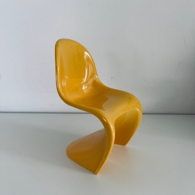 Miniatur Panton Chair, GELB, Vitra Design Museum, Verner Panton 