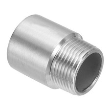 Stainless Steel 2" Length 1" NPT Male to 1" NPT Female Pipe Fittings