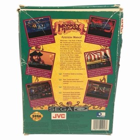 The Secret of Monkey Island (Sega CD, 1993) Authentic Disc & Box Tested