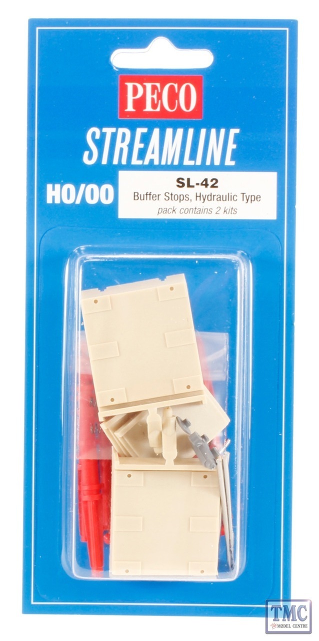 SL-42 Peco OO Gauge Buffer Stop hydraulic type 2 In Pack