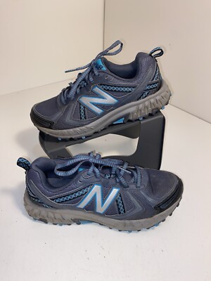 New Balance 410 V5 All Terrain Trail Running Shoes Womens Sz 9 Blue Gray |  eBay