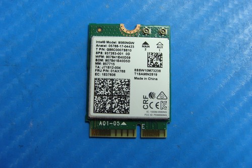 Lenovo Legion Y540-15IRH 15.6" Genuine Wireless WiFi Card 9560NGW 01AX768 - Picture 1 of 2