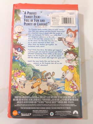 Rugrats Go Wild VHS Orange Tape 2003 Nickelodeon The Wild